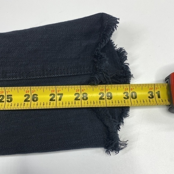 American Eagle Black Tomgirl Button Fly Jeans Size 2 Regular - Picture 8 of 13